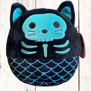 Squishmallows 2022 Halloween Squad #2 8" Sheikla Mermaid Skeleton Plush Doll Toy